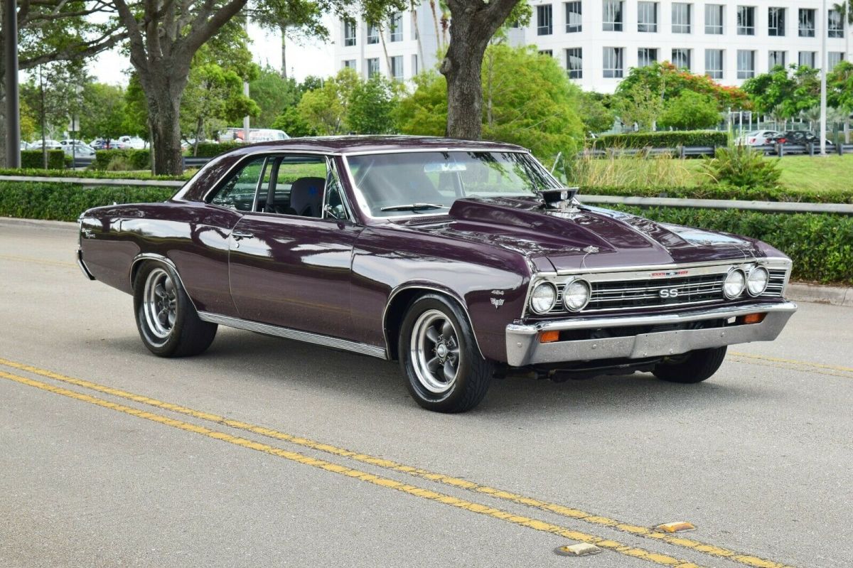 1967 Purple Chevrolet Chevelle Coupe