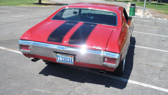 1970 Red Chevrolet Chevelle Coupe