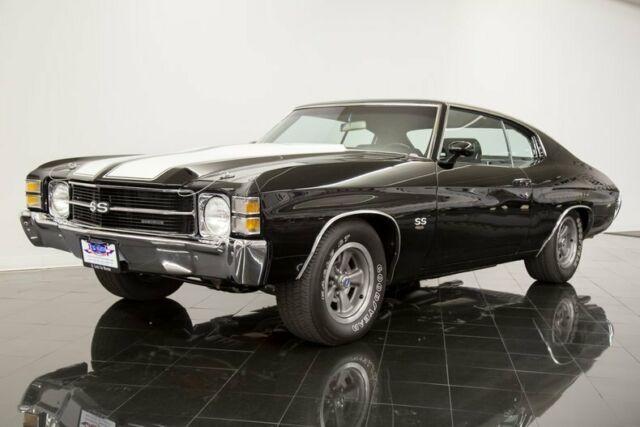1971 Black Chevrolet Chevelle Coupe