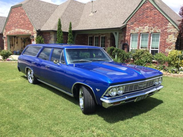 1966 Blue Chevrolet Chevelle Wagon