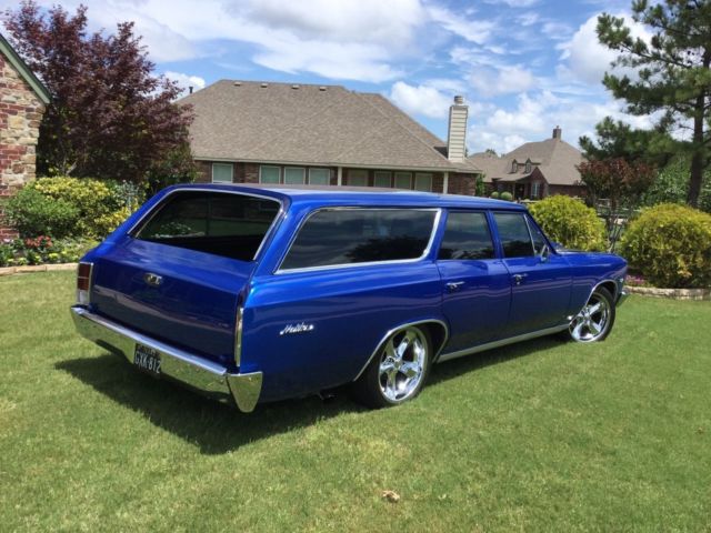 1966 Blue Chevrolet Chevelle Wagon
