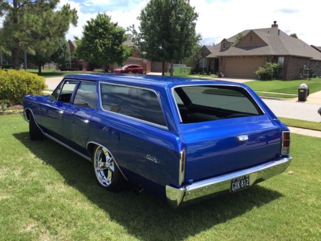 1966 Blue Chevrolet Chevelle Wagon