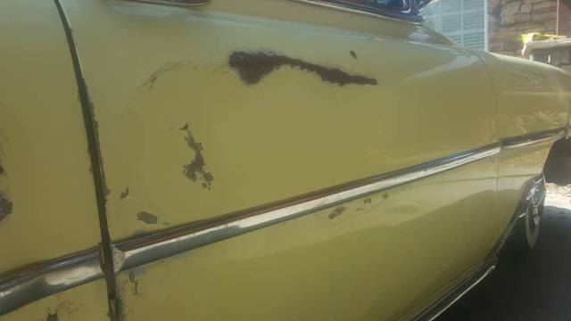 1954 Yellow Chevrolet Bel Air/150/210 Sedan