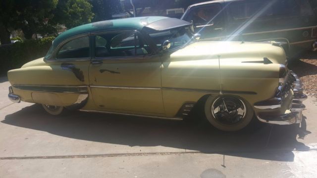 1954 Yellow Chevrolet Bel Air/150/210 Sedan
