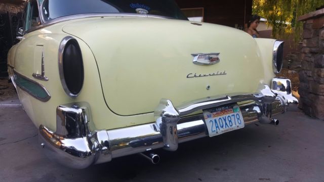 1954 Yellow Chevrolet Bel Air/150/210 Sedan