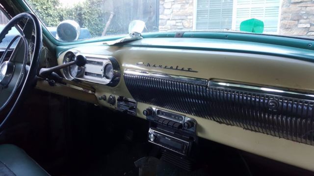 1954 Yellow Chevrolet Bel Air/150/210 Sedan