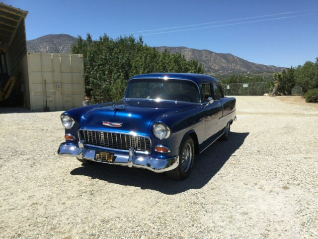 1955 Electron Blue Chevrolet Bel Air/150/210 Sedan