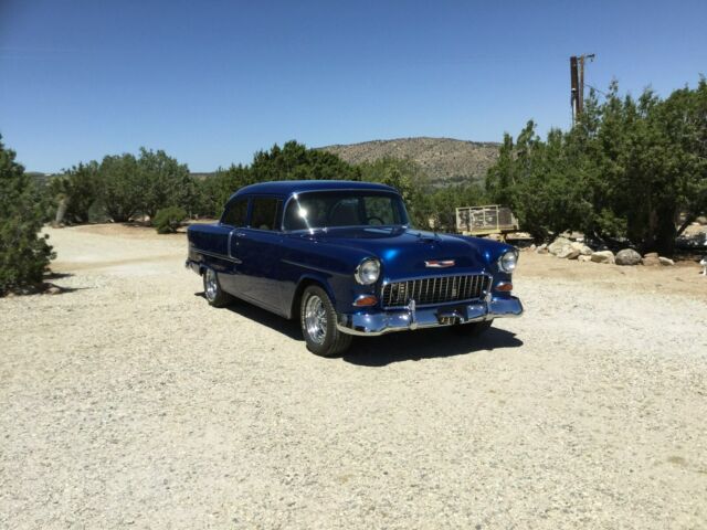 1955 Electron Blue Chevrolet Bel Air/150/210 Sedan