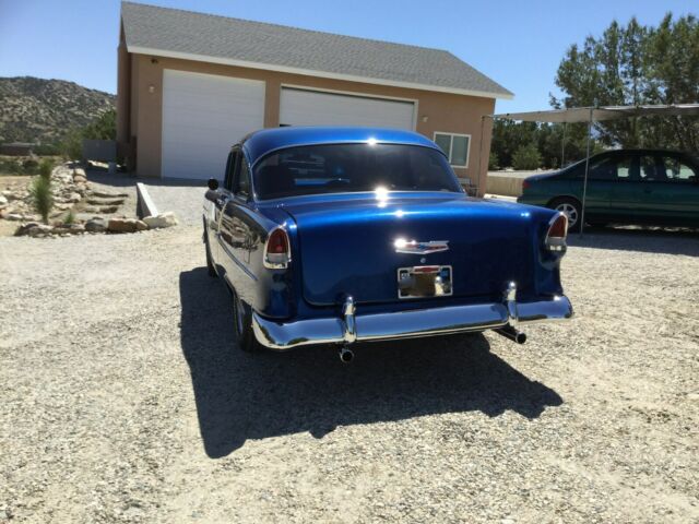 1955 Electron Blue Chevrolet Bel Air/150/210 Sedan