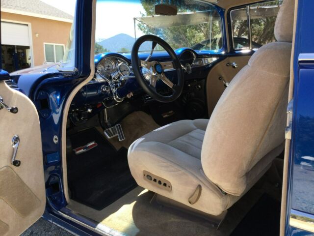 1955 Electron Blue Chevrolet Bel Air/150/210 Sedan