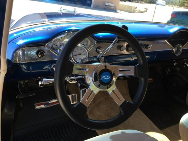 1955 Electron Blue Chevrolet Bel Air/150/210 Sedan