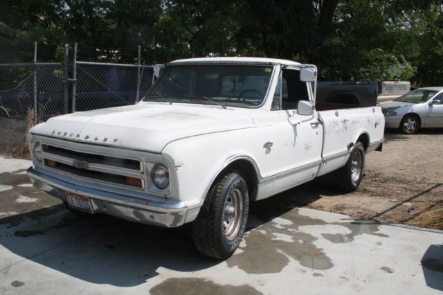 1967 White Chevrolet C-10 Cab & Chassis