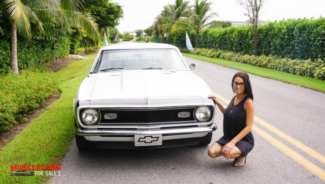 1968 White Chevrolet Camaro Coupe