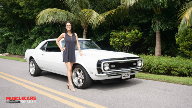 1968 White Chevrolet Camaro Coupe