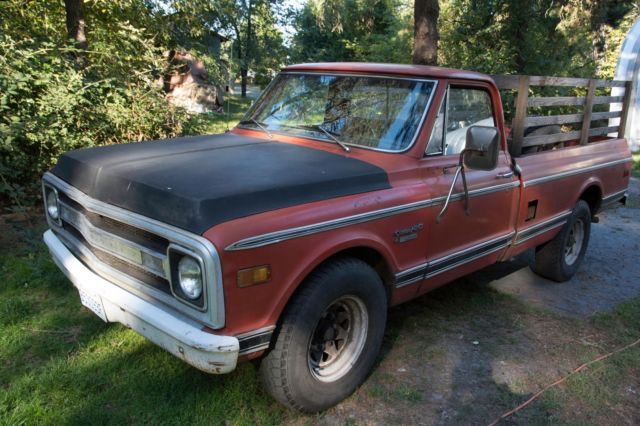 1970 Red Chevrolet C-10 Standard Cab Pickup