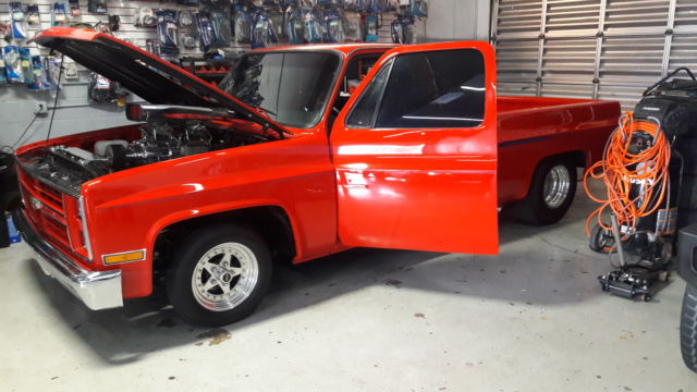 1987 Red Chevrolet C-10 Crew Cab Pickup