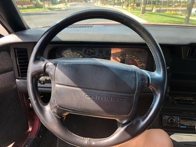 1991 Burgundy Chevrolet Camaro Coupe