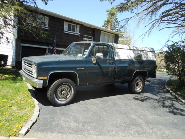 1987 Blue Chevrolet C/K Pickup 2500 Standard Cab Pickup