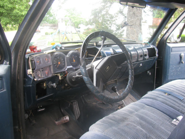 1987 Blue Chevrolet C/K Pickup 2500 Standard Cab Pickup