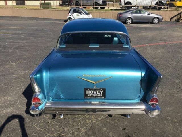 1957 Blue Chevrolet Bel Air Sedan