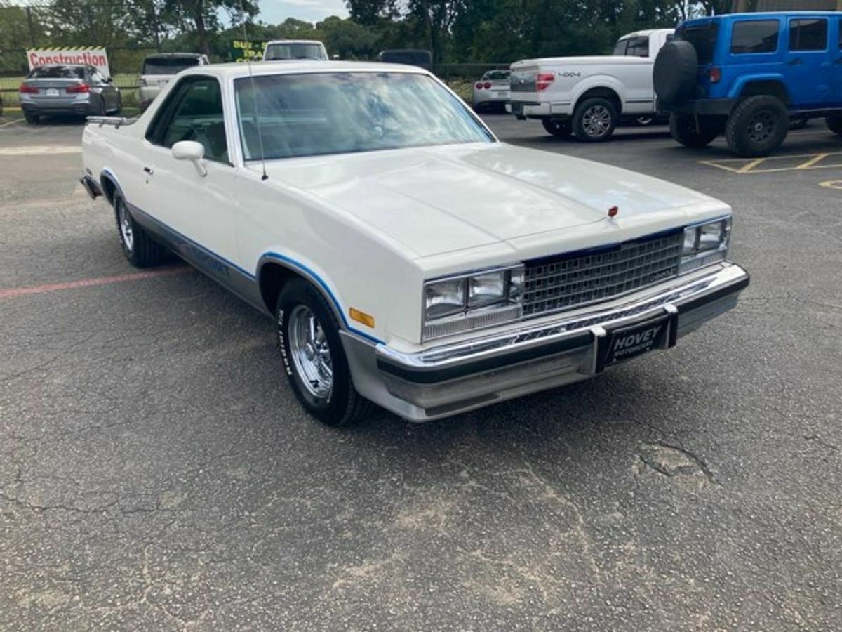 1983 White Chevrolet El Camino Pickup Truck