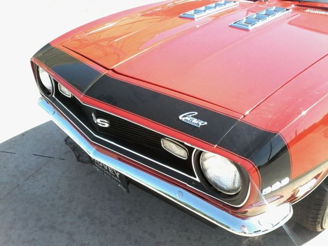 1968 Red Chevrolet Camaro Coupe