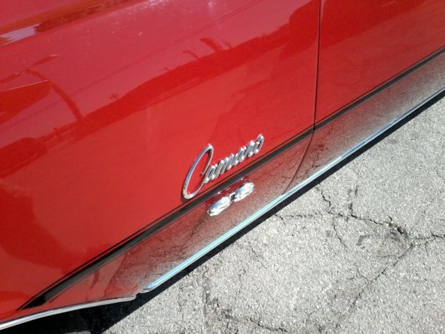 1968 Red Chevrolet Camaro Coupe