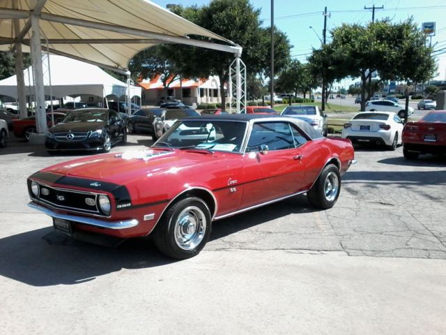 1968 Red Chevrolet Camaro Coupe