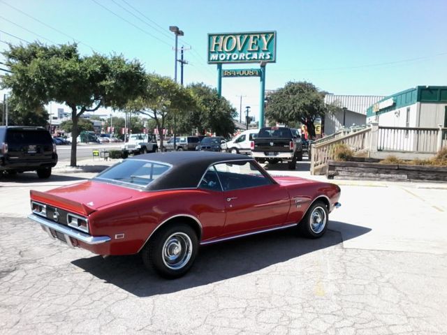 1968 Red Chevrolet Camaro Coupe