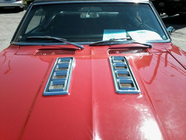 1968 Red Chevrolet Camaro Coupe