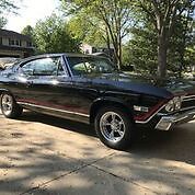 1968 Black Chevrolet Chevelle Coupe