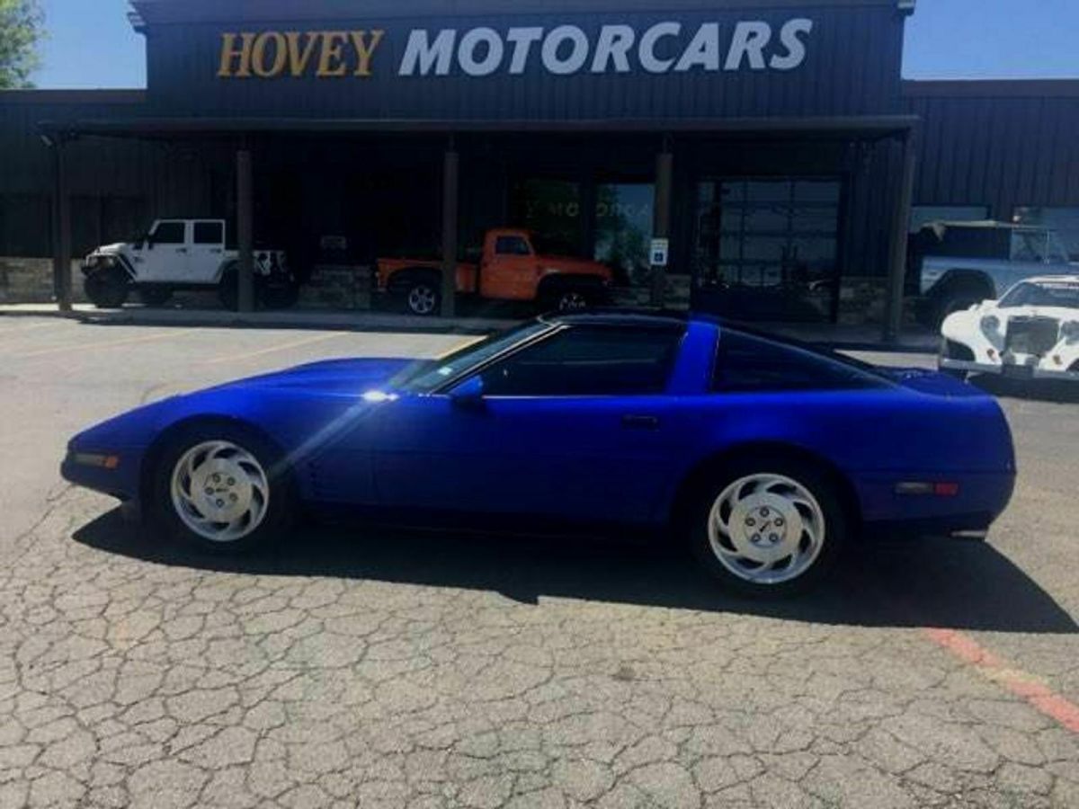 1994 Blue Chevrolet Corvette Coupe
