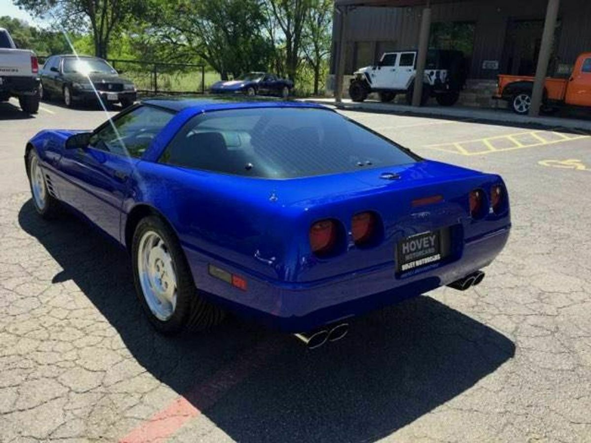 1994 Blue Chevrolet Corvette Coupe