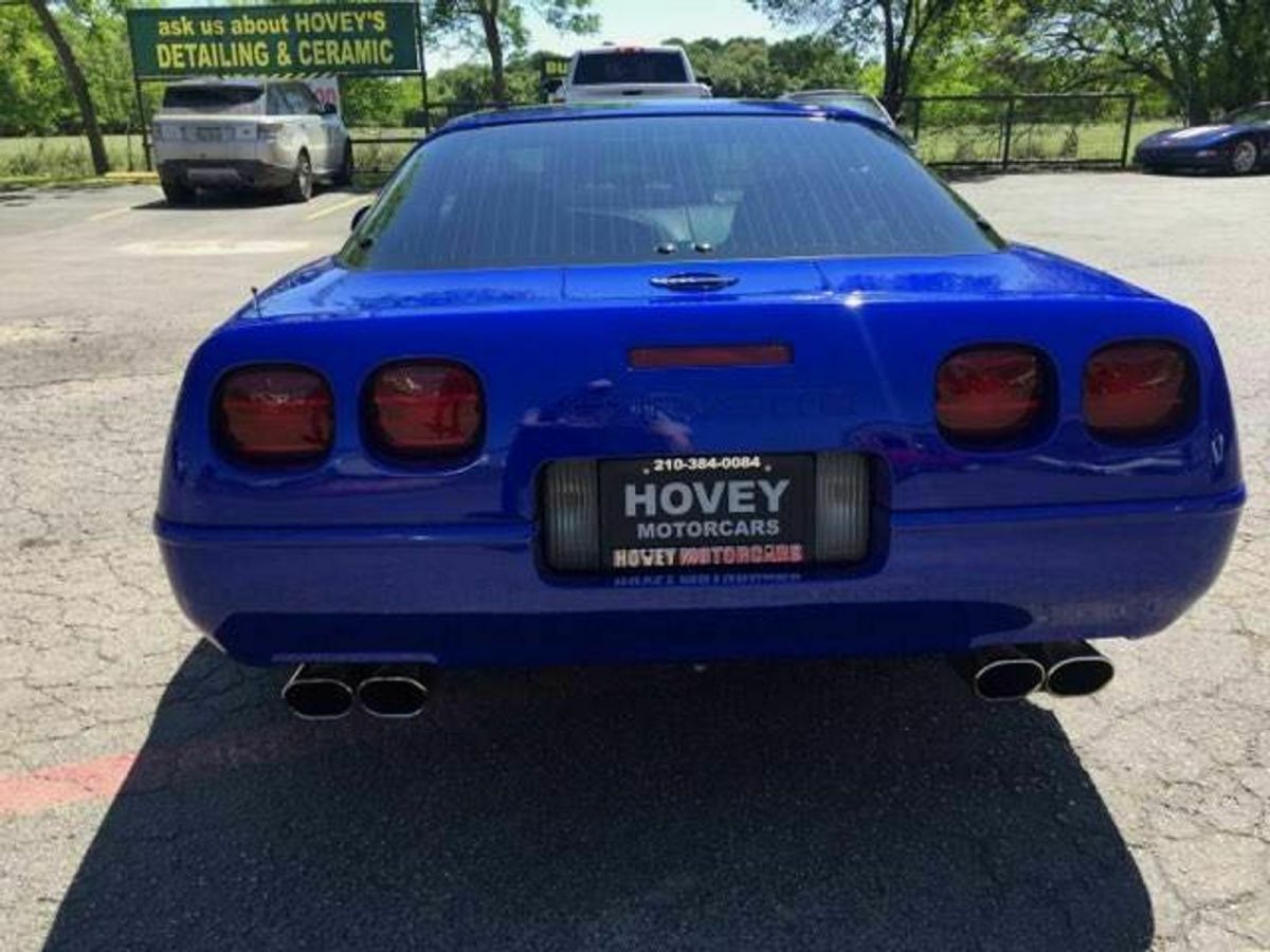 1994 Blue Chevrolet Corvette Coupe
