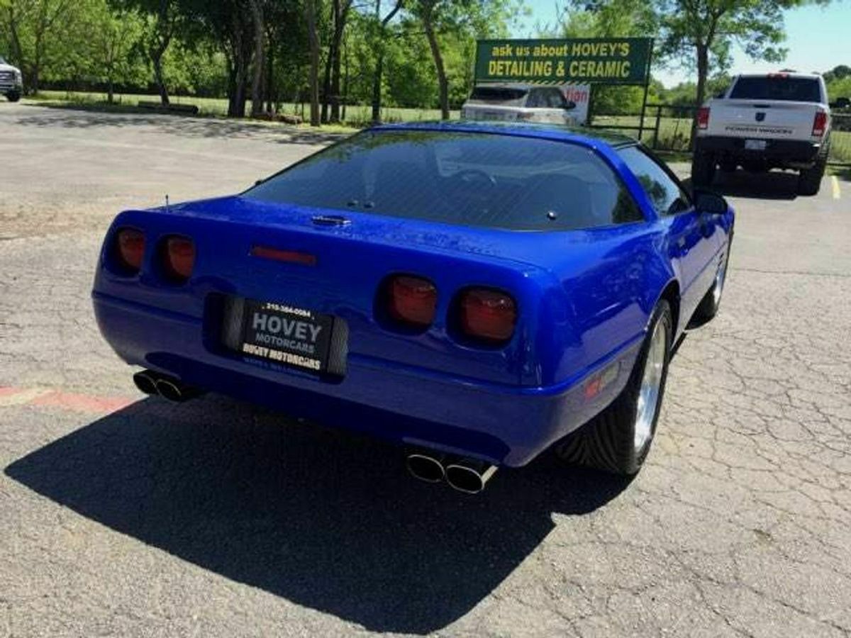 1994 Blue Chevrolet Corvette Coupe
