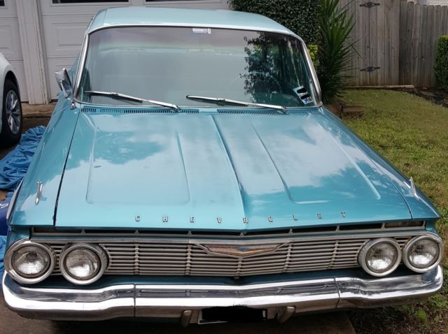 1961 Blue Chevrolet Impala Coupe
