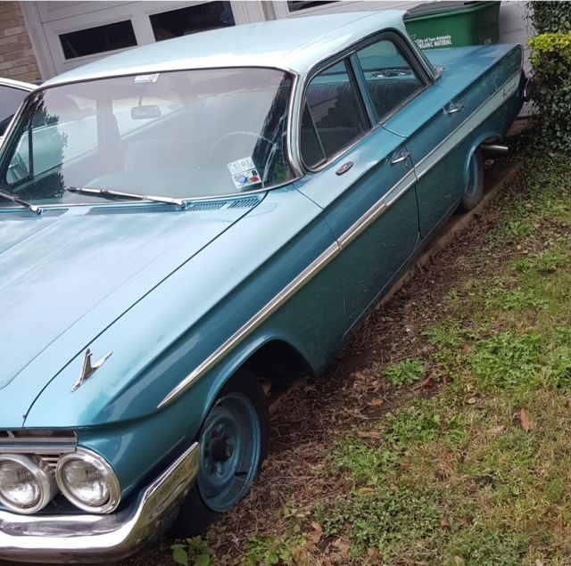 1961 Blue Chevrolet Impala Coupe