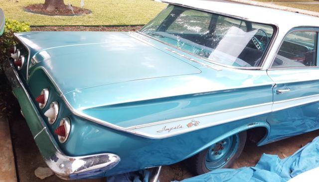 1961 Blue Chevrolet Impala Coupe