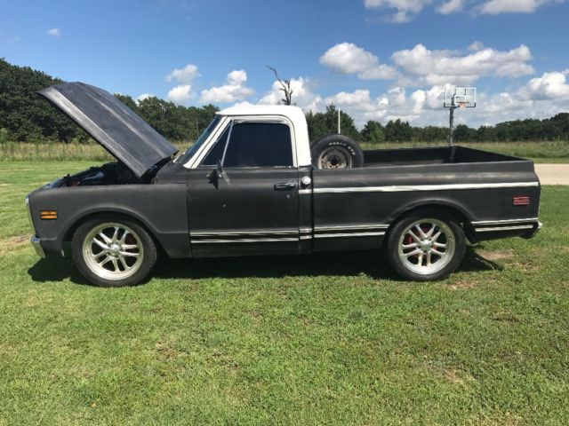 1972 Black Chevrolet C-10 Standard Cab Pickup