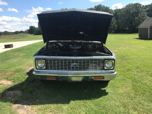 1972 Black Chevrolet C-10 Standard Cab Pickup