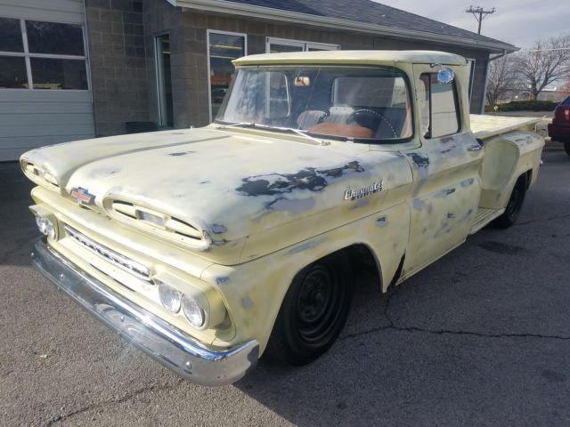 1961 Yellow Ratrod Chevrolet Other Pickups Crew Cab Pickup