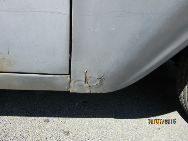 1956 Blue Chevrolet Bel Air/150/210 2 dood post