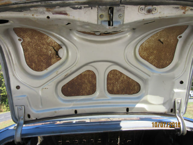 1956 Blue Chevrolet Bel Air/150/210 2 dood post