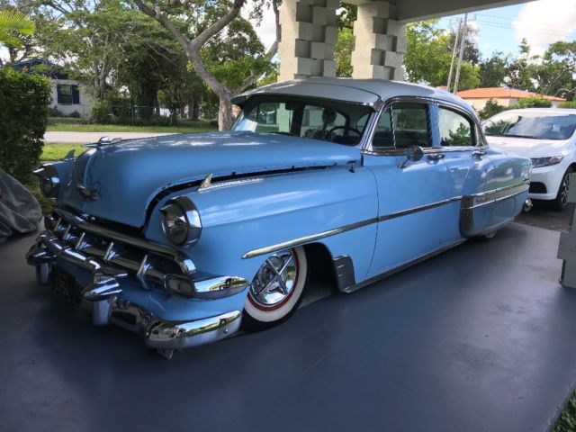 1954 Blue Chevrolet Bel Air/150/210 Coupe