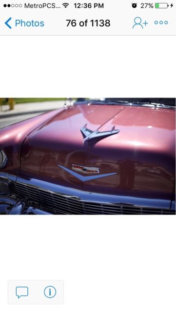 1956 Dusk Plum / India Ivory Chevrolet Bel Air/150/210 Sedan