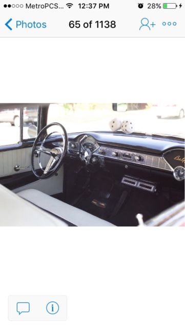 1956 Dusk Plum / India Ivory Chevrolet Bel Air/150/210 Sedan