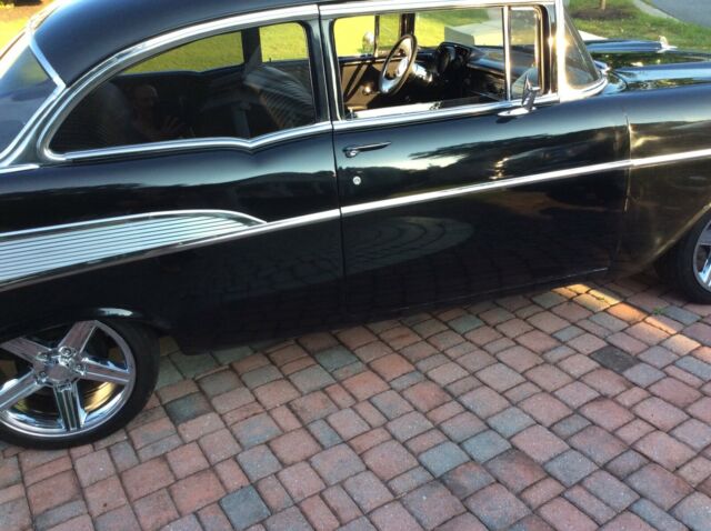 1957 Black Chevrolet Bel Air/150/210 Coupe