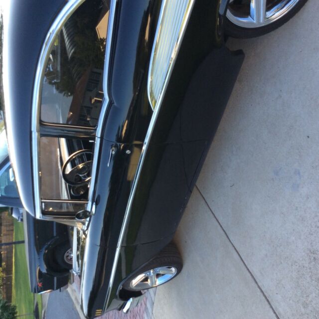 1957 Black Chevrolet Bel Air/150/210 Coupe
