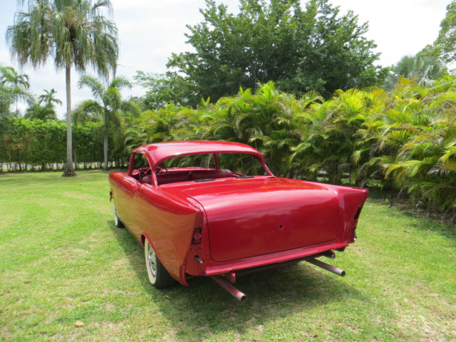 1957 Red Chevrolet Bel Air/150/210 Coupe