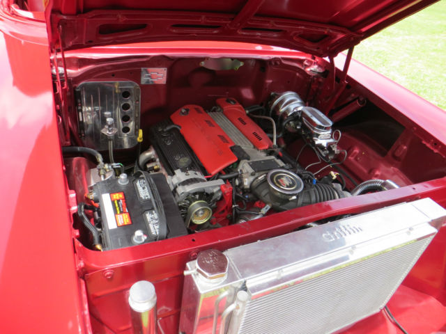 1957 Red Chevrolet Bel Air/150/210 Coupe